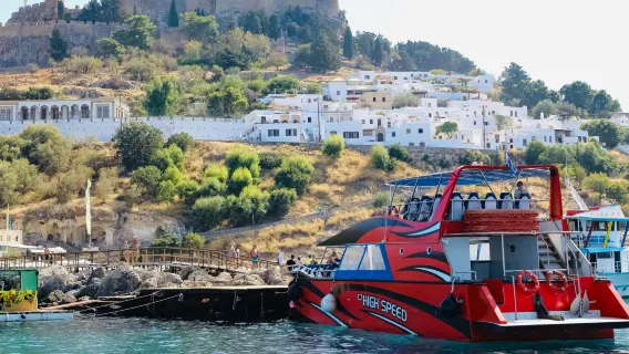 Rhodes: High-Speed Boat to Lindos