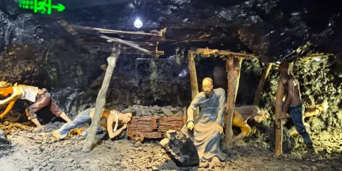 芳華說山西煤炭博物館講解半日遊(包含礦井、壁畫館、小火車)