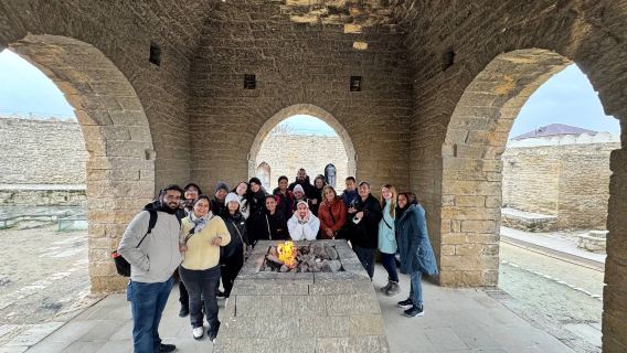 Ateshgah Fire temple and Burning mountain tour