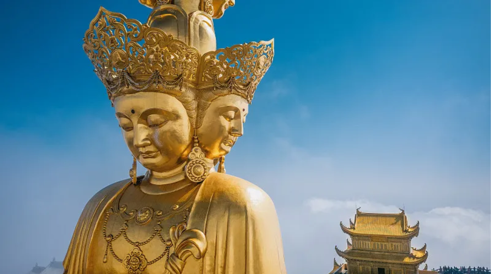 峨眉山一日遊【可選「觀光車免排隊」纜車快速通道丨金頂接駁車】