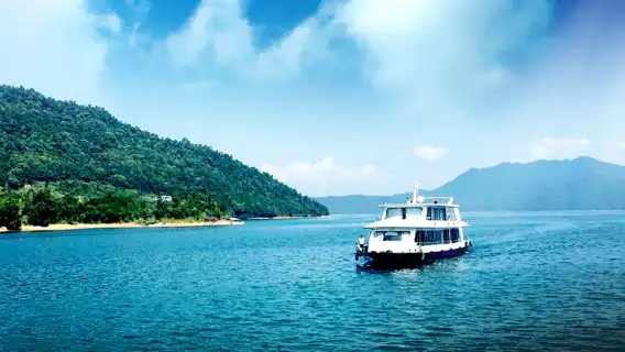 千島湖夢想5號系列遊船+梅峰島+月光島穿越2大湖區純玩一日遊