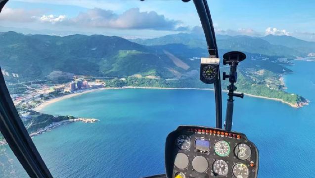Shenzhen Yantian Helicopter Sightseeing Flight + Eastern Air General Aviation [Exquisite Sea View Aerial Tour + Overlooking Dameisha Coast + Yantiangang]