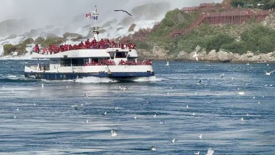 Niagara falls tour with optional seasonal maid of the mist cruise (round-trip from New York)