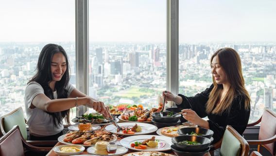 [OFFICAL]Baiyoke Sky Hotel Observation Deck Admission with Optional Sky Buffet in Bangkok
