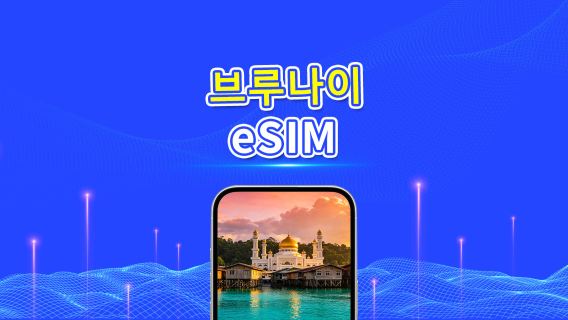 브루나이 5G eSIM | 일일 패키지/데이터 패키지 | 24시간 결제 | 1~30일 | QR 코드
