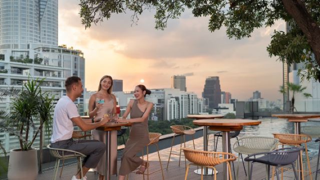 "View" Rooftop Bar and Restaurant Dining Package