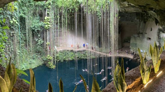 墨西哥坎昆奇琴伊察古城遺址+伊克基爾天坑 精品路線包車一日遊
