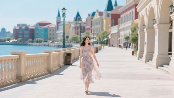 大連海昌東方水城旅拍【【全精修】精緻攝影旅行跟拍親子情侶閨蜜】