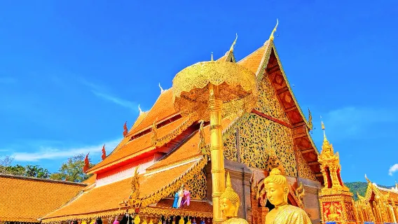 [Special Offer] Chiang Mai Doi Suthep & Wat Phra That Doi Suthep 1-day Tour with Private Charter|8-hour Service|Multiple routes available | Half-Day Trip 4.5h