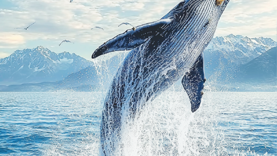 Christchurch round-trip - Kaikoura whale watching tour