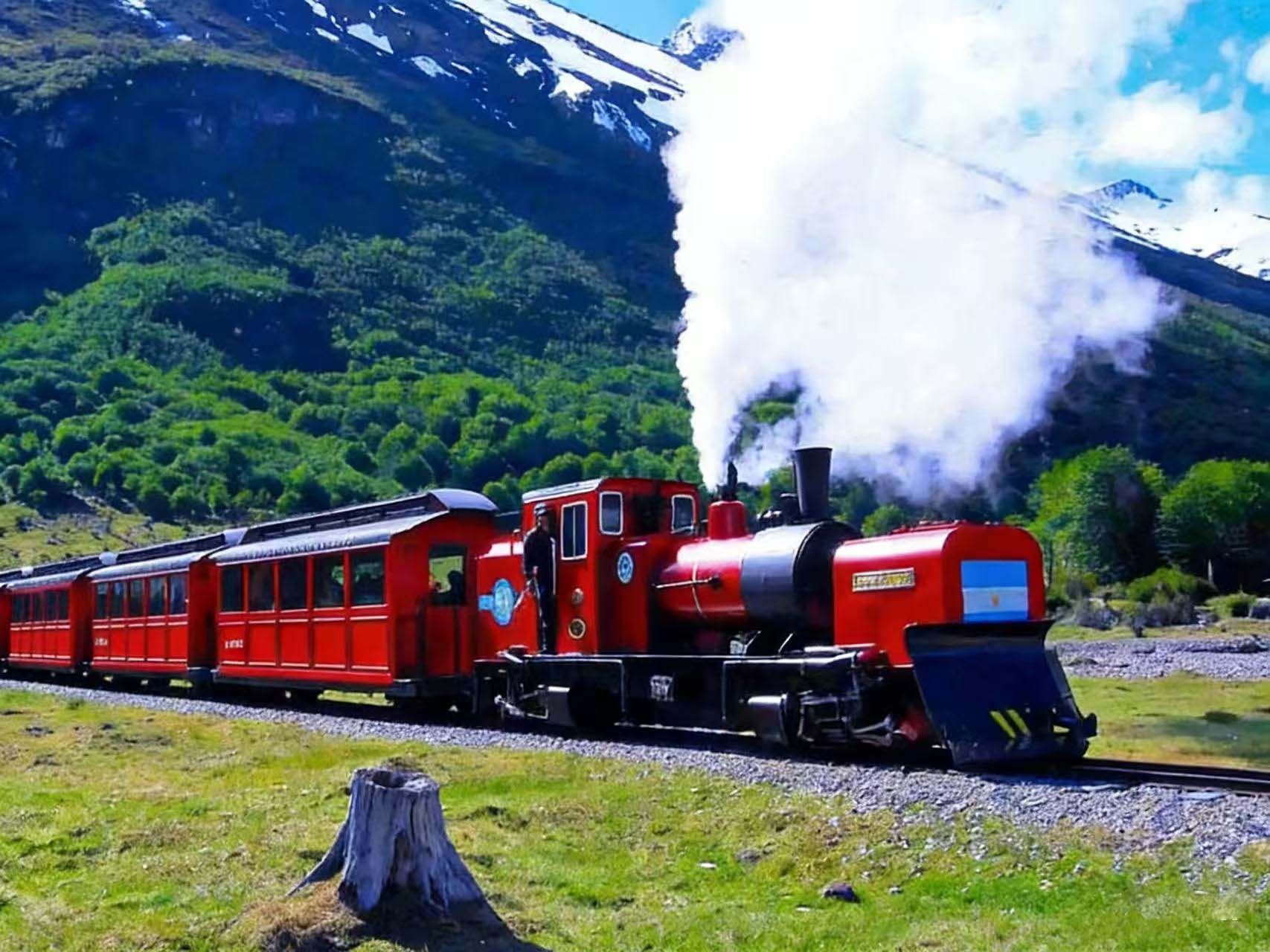 Half-day tour to the end of the world train in Parque Nacional Tierra del Fuego, Ushuaia, Argentina (includes train ticket)