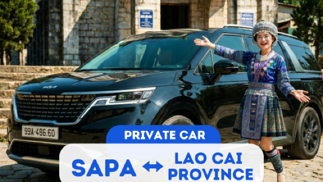 Sapa Private Car Transfer | Direct Ride to Lao Cai Railway Station in Vietnam