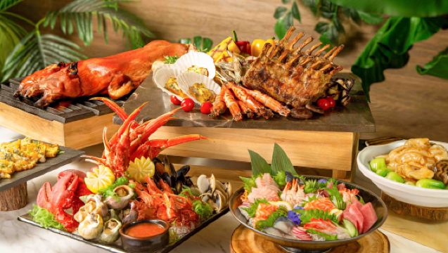 Hongkong Fullerton Ocean Park Hotel | Star Hall | Mittagsbuffet/Abendbuffet/Halb-Mittagsbuffet/Frühstücksbuffet