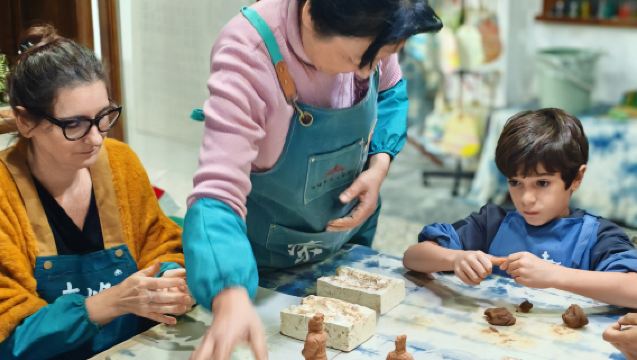 Créez votre propre mini Guerrier en terre cuite à Xi'an
