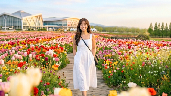 Oferta specjalna | Festiwal Kwiatów Goyang X Kolejka Linowa DMZ X Baza Wojskowa USA X Wioska Artystyczna Paju