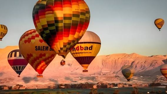 Övernattning privat rundtur till det bästa av Luxor med varmluftsballongupplevelse från Marsa Alam