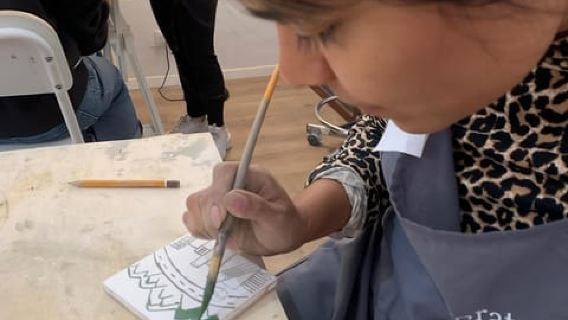 Create and take home your own Sicilian ceramic made from Etna lava stone