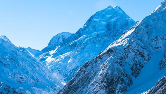 New Zealand South Island Mount Cook Village sightseeing bus day tour: Departing from Mount Cook Village - Queenstown (one way)