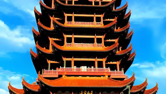 Wuhan one-day tour: Yellow Crane Tower Attractions Customizable|One order group|private charter|Multilingual guide G