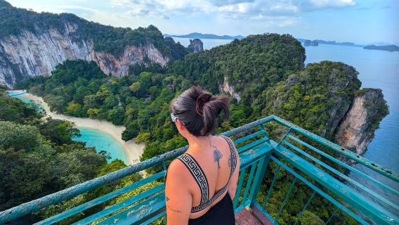 Ab Railay: Private 6-stündige Tour mit dem Langheckboot zu 7 Inseln