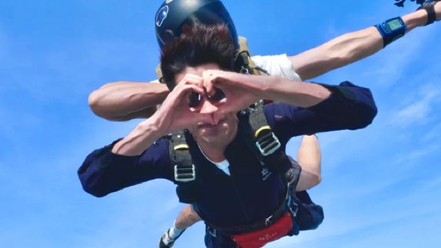 西安藍田通用機場基地跳傘體驗票+手持攝影票不分對象