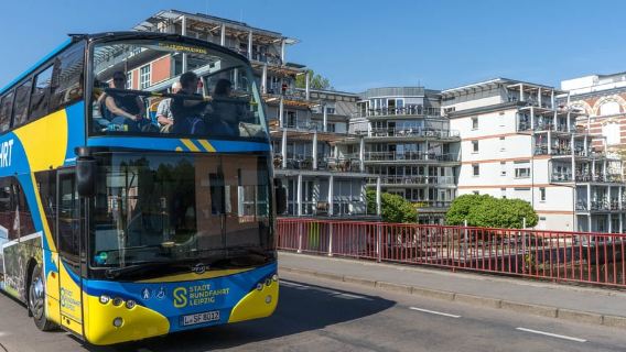 Leipzig: Hop-On/Hop-Off-Busticket mit 13 Haltestellen