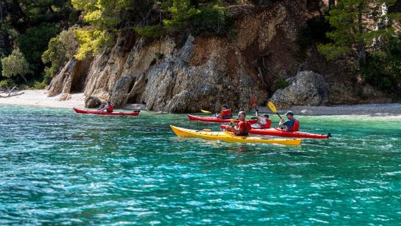 Lefkada:Nydri, Scorpios Kayak Odyssey Island Hopping