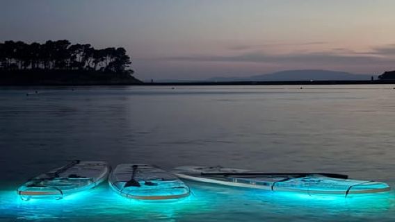 Rab: Night Glow Kayak & SUP Tour with Bioluminescent Magic