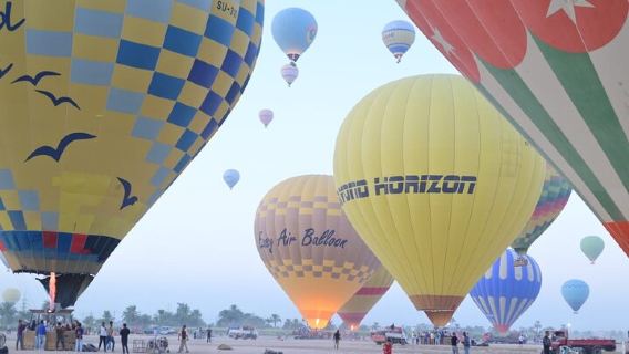 1 Day Private Luxor Tour from Hurghada with Sunrise Balloon Ride