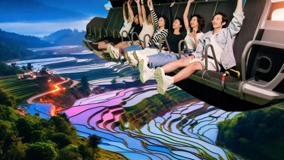 FlyOver Shanghai Immersive Experience Ticket [CapitaMall Dream Center Store] (High-tech Experience + Naked-eye Wonder + Heart-pounding Thrills + Suspended Seats + Giant Screen)