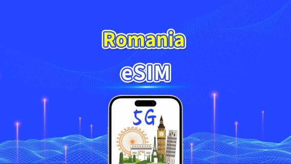 eSIM Romania | 5G/4G | Dữ liệu tốc độ cao | 24 giờ | 1-30 ngày | Mã QR