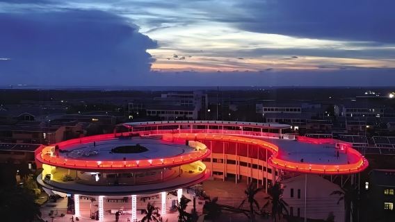 Wenchang + Platform pemerhatian pelancaran roket Yaoguang (penerangan berpandu sains + salah satu platform pemerhatian besar)