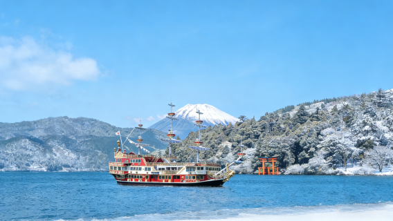 Hakone & Enoshima Day Tour | Includes Lake Ashi Pirate Ship & Owakudani Cable Car