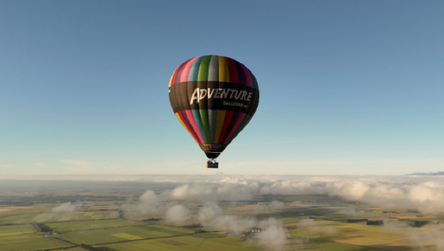 Hot Air Balloon Ride Experience in Methven and Hutt Village, New Zealand