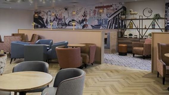 Newcastle International Airport/NCL international airport VIP lounge voucher (VIP flight waiting/transfer/rest/dining)