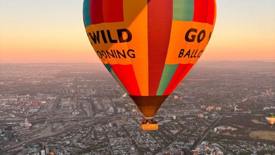 Melbourne Go Wild luchtballonvaart zonsopgangstour (vlieg over de Yarra River + uitkijk over de stad)