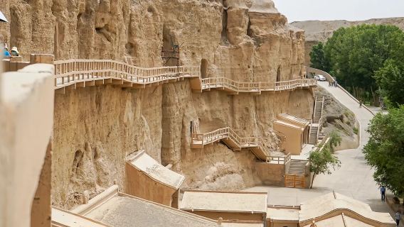 Dunhuang + Giant baby + Yulin Grottoes + Suoyang City 1-day tour (genuine pure fun | no tricks)
