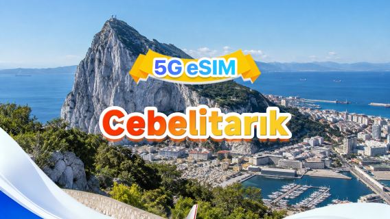 Cebelitarık 5G eSIM | Tüm AI & TikTok Desteği | 1GB-30GB Toplam | 3-30 Gün | 24 Saat Ücretlendirme | QR Kodu