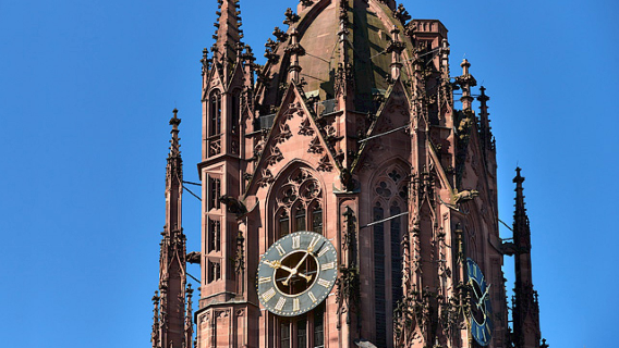 Germany + Old Town Hall + Frankfurt Cathedral + Nice Riverside Green Space + Museum of Comic Art