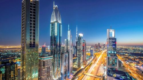 Panoramic Dubai tour by night 1