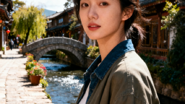 Foto di viaggio nella città antica di Lijiang[Servizi fotografici con consegna immediata per famiglie, coppie, amiche, bambini e sessioni fotografiche durante i viaggi in famiglia]