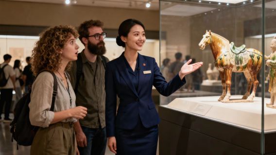 พิพิธภัณฑ์ประวัติศาสตร์มณฑลส่านซี/ผู้เชี่ยวชาญด้านวัฒนธรรม/การบรรยายเจาะลึกแบบส่วนตัว [หนึ่งกลุ่มหนึ่งทัวร์]