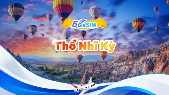 Türkiye 5G eSIM | Gói hàng ngày/Tổng cộng | 500MB/ngày - Tổng cộng 30GB | 1-30 ngày | QR code