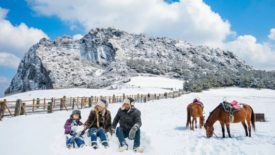 Primo tour in autobus in inglese di Jeju dal 2008 per il percorso orientale
