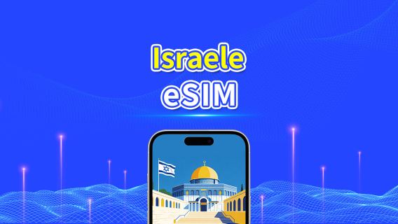 Israele eSIM | 5G/4G | Pacchetto Giornaliero/Totale Dati | 1–30 giorni | Fatturazione 24 ore | QR Code