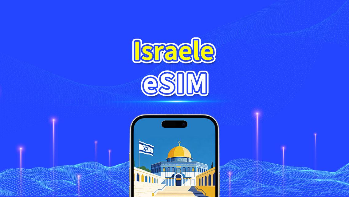 Israele eSIM | 5G/4G | Pacchetto Giornaliero/Totale Dati | 1–30 giorni | Fatturazione 24 ore | QR Code