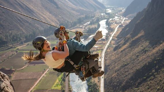 Via Ferrata & Zip Line at the Sacred Valley with lunch