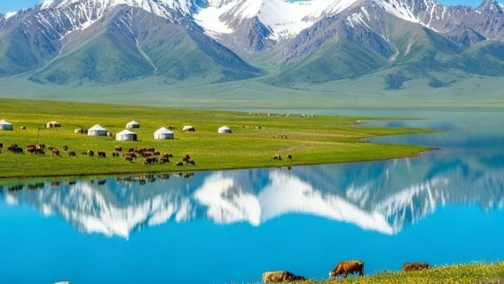 1-day tour to Sayram Lake in Yili, Xinjiang from Yining with shared transfer small group
