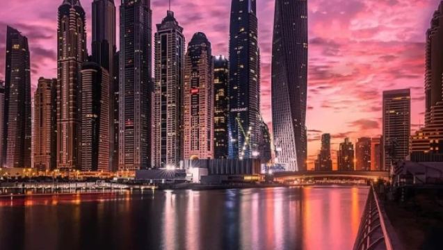 Dubai Night Cruise - Marina New City Route