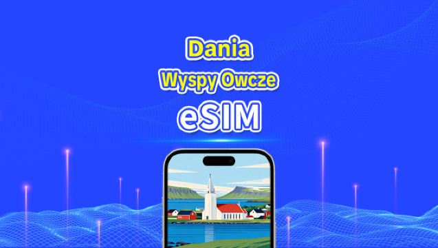 Wyspy Owcze eSIM | Szybki transfer danych | 5G/4G | Pakiety dzienne/pakiety danych | Rozliczenie 24-godzinne | 1-30 dni | Kod QR